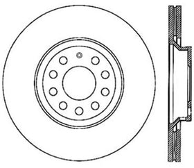 StopTech 09 VW Passat CC / 06-09 Passat Slotted & Drilled Left Rear Rotor - 0