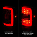 ANZO 2001-2011 Ford  Ranger LED Tail Lights w/ Light Bar Chrome Housing Red/Clear Lens-4