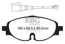 EBC 14+ Audi A3 1.8 Turbo Greenstuff Front Brake Pads-4