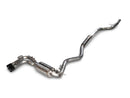 AWE Tuning BMW F3X 28i / 30i Touring Edition Axle-Back Exhaust Single Side - 80mm Black Tips-1