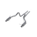MBRP 11-14 Ford Mustang GT 5.0L Dual Split Rear Street Version T409 3in Cat Back Exhaust System-2