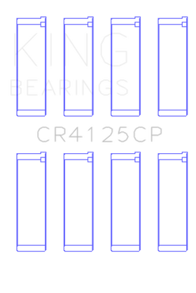 King Engine Bearings Subaru EJ20/EJ22/EJ25 (Including Turbo) Performance Rod Bearing (Set of 4) - 0