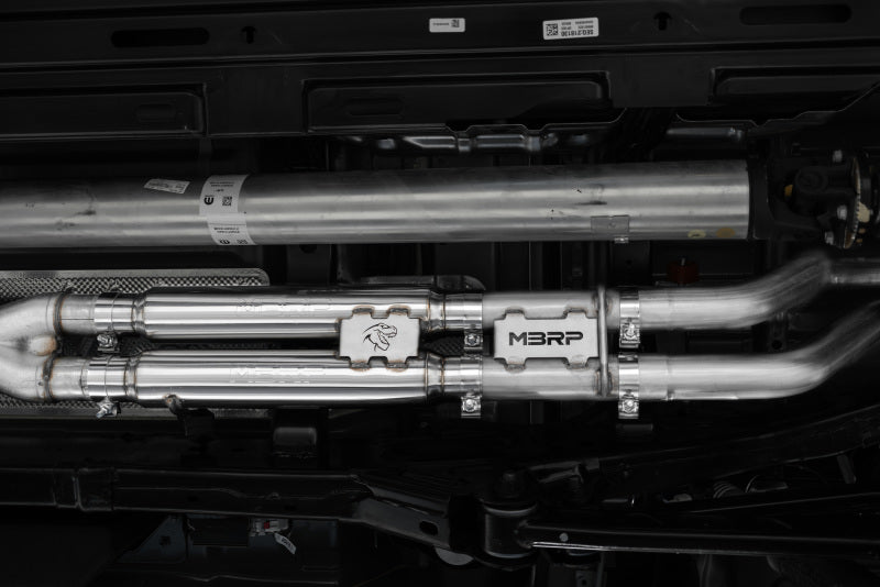 MBRP 2021 Ram TRX 6.2 S/C 3in Catback Dual Rear Carbon Fiber Tips(Race)- T304 - 0