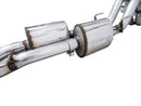 AWE Tuning 16-22 Toyota Tacoma 0FG Cat-Back Exhaust w/ BashGuard - Dual Diamond Black Tips-17