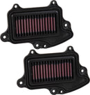 K&N 16-17 Suzuki Boulevard M90 1462CC Replacement Drop In Air Filter (Set of 2)-2