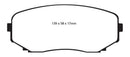 EBC 11-14 Ford Edge 2.0 Turbo Yellowstuff Front Brake Pads-4
