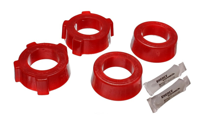 Energy Suspension 69-78 Vokswagen (Air Cooled) Red Rear Spring Plate Bushing Set - 0