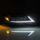 AlphaRex 2011+ Toyota Sienna NOVA LED Proj Headlights Plank Style Black w/Activ Light/Seq Signal/DRL-5