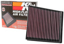 K&N 2017 Chevrolet Silverado 2500HD V8-6.6L DSL Replacement Drop In Air Filter-10