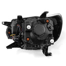 AlphaRex 12-15 Toyota Tacoma LUXX LED Projector Headlights Plank Style Black w/DRL-3