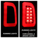 Spyder 97-03 Ford F150 Stylsd. F250 V3 Lght Bar LED Tail Lights - Blk Smk ALT-YD-FF15097V3-LBLED-BSM-12