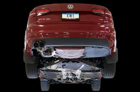 AWE Tuning Mk6 GLI 2.0T - Mk6 Jetta 1.8T Track Edition Exhaust - Diamond Black Tips - 0