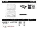 StopTech Performance 04-07 STi / 03-06 Evo / 08-10 Evo / 10+ Camaro Front Brake Pads-3
