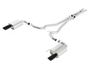 Borla Atak S Cat-Back 15-17 Ford Mustang GT 5.0L V8 MT/AT 2.5in pipe 4in tip (Black Chrome)-2