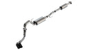 Borla F-150 2021 2.7L/3.5L 4dr CC SB EC STB Lar/KingR/Plnm/LTD 3/2.25 DSE CB Touring BLK CHR Tips-3