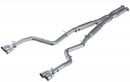 MBRP 15-16 Dodge Challenger RT 5.7L Aluminized Steel 3in Dual Rear Cat-back Quad Tips - Street-5