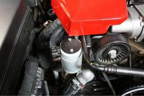 J&L 10-15 Chevrolet Camaro LS3 6.2L Passenger Side Oil Separator 3.0 - Clear Anodized - 0