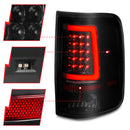 ANZO 2004-2006 Ford F-150 LED Tail Lights w/ Light Bar Black Housing Smoke Lens-6