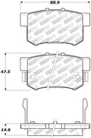StopTech Street Select Brake Pads - Front/Rear-1