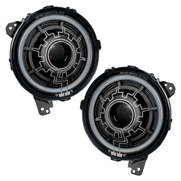 Oracle Lighting 18-22 Jeep Wrangler JL / 20-22 Jeep Gladiator JT Oculus Bi-LED Projector Headlights