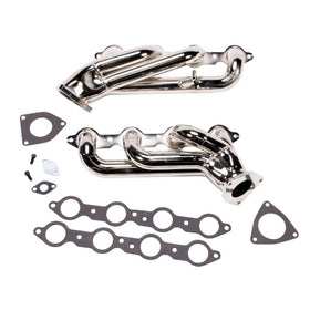 BBK 99-04 GM Truck SUV 6.0 Shorty Tuned Length Exhaust Headers - 1-3/4 Titanium Ceramic - 0