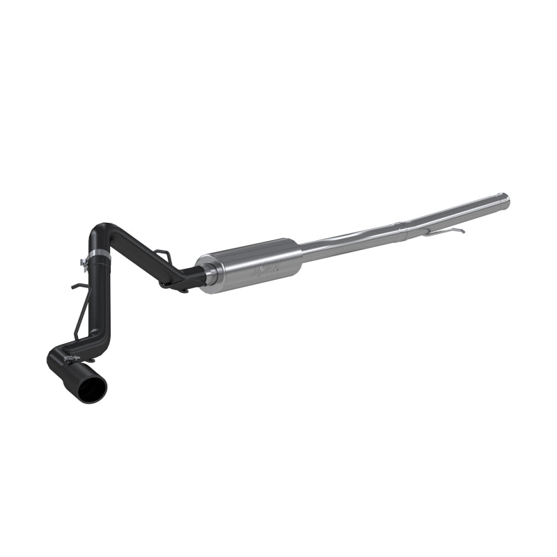 MBRP 2019 Chevrolet/GMC 1500 Silverado/Sierra 4.3L & 5.3L 3 in Cat Back, Single Side (Black Coated) - 0