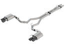 Borla 2018 Ford Mustang GT 5.0L AT/MT 3in ATAK Catback Exhaust Black Chrome Tips w/ Valves-2