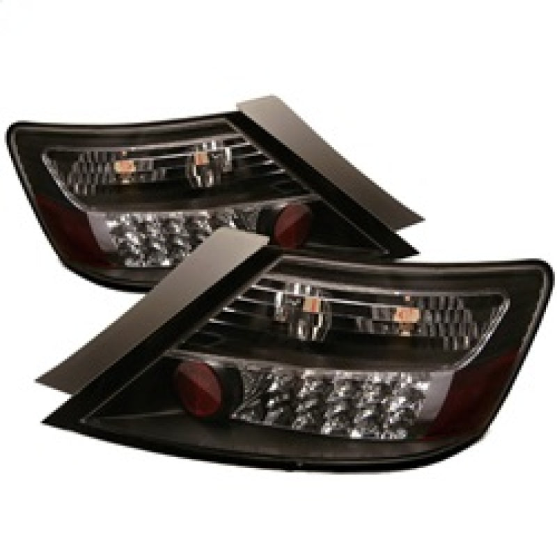 Spyder Honda Civic 06-08 2Dr LED Tail Lights Black ALT-YD-HC06-2D-LED-BK - 0