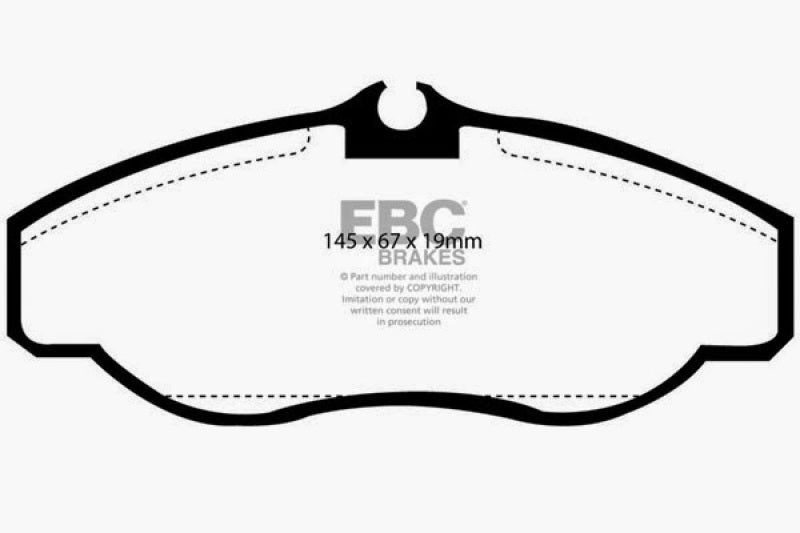 EBC 99-03 Land Rover Discovery (Series 2) 4.0 Greenstuff Front Brake Pads - 0