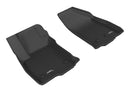 3D MAXpider 2016-2019 Chevrolet Volt Kagu 1st Row Floormat - Black-1