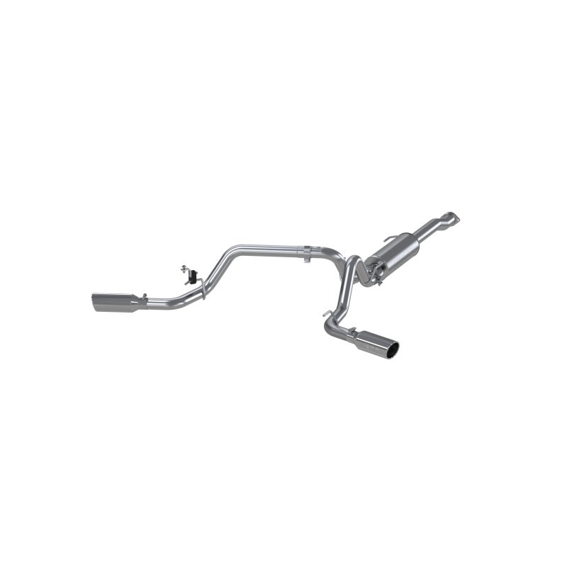 MBRP 2016 Toyota Tacoma 3.5L Cat Back Turn Down Style Aluminized Exhaust System - 0