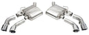 Corsa 16-24 Chevrolet Camaro SS/ZL1 6.2L V8 Polished Xtreme Axle-Back Exhaust (w/ Factory NPP Valve)-3