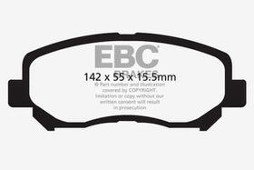 EBC 12+ Mazda CX-5 2 Ultimax2 Front Brake Pads - 0