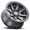 ICON Rebound Pro 17x8.5 6x5.5 25mm Offset 5.75in BS 95.1mm Bore Satin Black Wheel-5