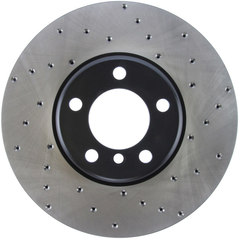 StopTech 12-15 BMW 335i Drilled Left Front Rotor - 0