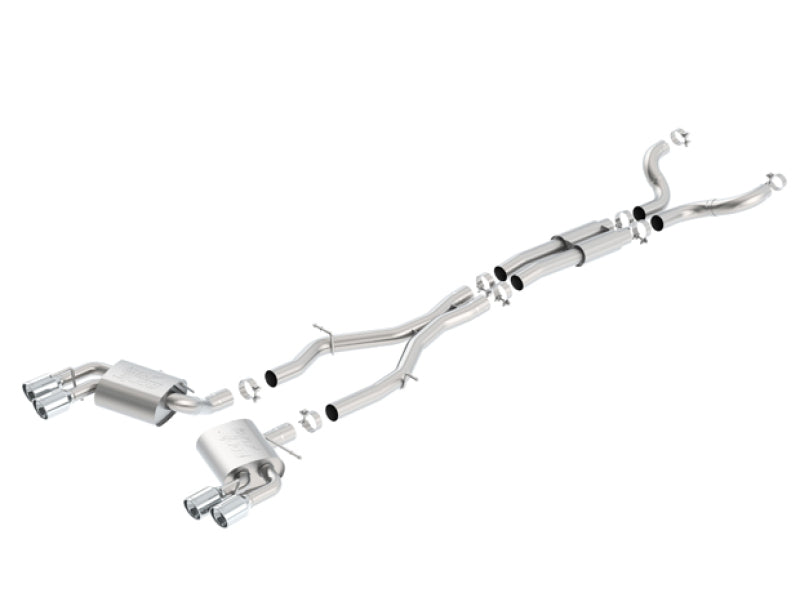 Borla Chevy 16-17 Camaro 6.2L ATAK Catback w/ Dual Tips (NPP) Dual Split Rear Exit - 0