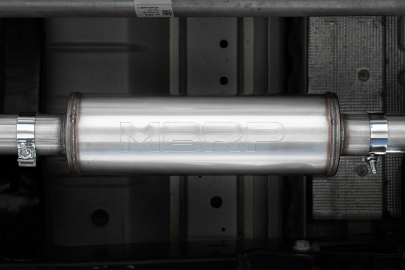 MBRP 2023+ Chevy Colorado/GMC Canyon Aluminized Steel 3in Cat-Back Single Side Exit - Black - 0