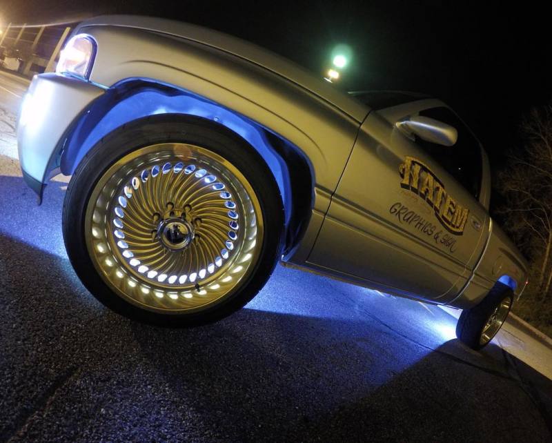 Oracle LED Illuminated Wheel Rings - Double LED - White