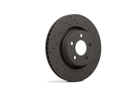 Hawk Talon 2001 Ford Mustang GT Bullitt Drilled and Slotted Front Brake Rotor Set - 0