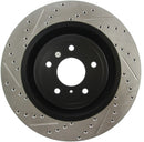 StopTech Infiniti G37 / Nissan 370Z SportStop Slotted & Drilled Front Right Rotor-2