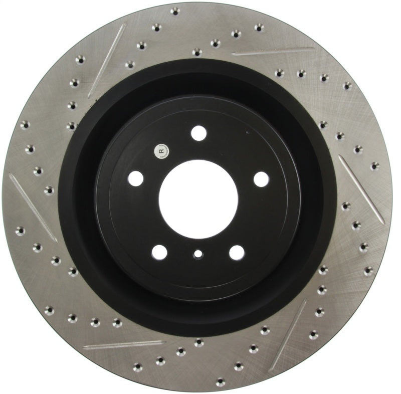 StopTech Infiniti G37 / Nissan 370Z SportStop Slotted & Drilled Front Right Rotor - 0