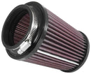 K&N Universal Rubber Filter 3in Flg 4-1/2inch OD B / 2-1/4inch H - Black Top-4