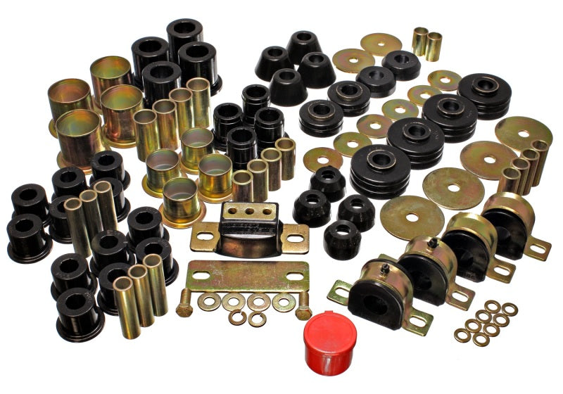 Energy Suspension 73-80 Chevrolet / GMC 2WD 1/2 Ton Pickup Black Hyper-flex Master Bushing Set - 0