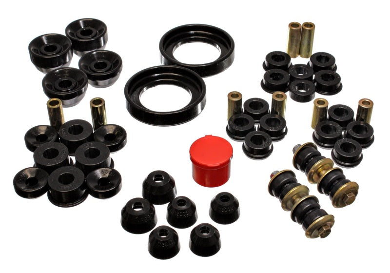 Energy Suspension 90-93 Honda Accord/Odyssey Black Hyper-Flex Master Bushing Set - 0