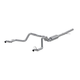 MBRP 2019 Chevrolet Silverado 1500 4.3L/5.3L 2.5in Cat Back Dual Rear Exit - Aluminized - 0