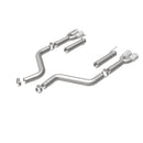 MagnaFlow Axle-Back, SS, 3in, Quad Split Rear 3.5 Tips 2015 Dodge Challenger incl SRT Hellcat-20