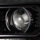 AlphaRex 12-15 Toyota Tacoma LUXX LED Projector Headlights Plank Style Alpha Black w/DRL-5