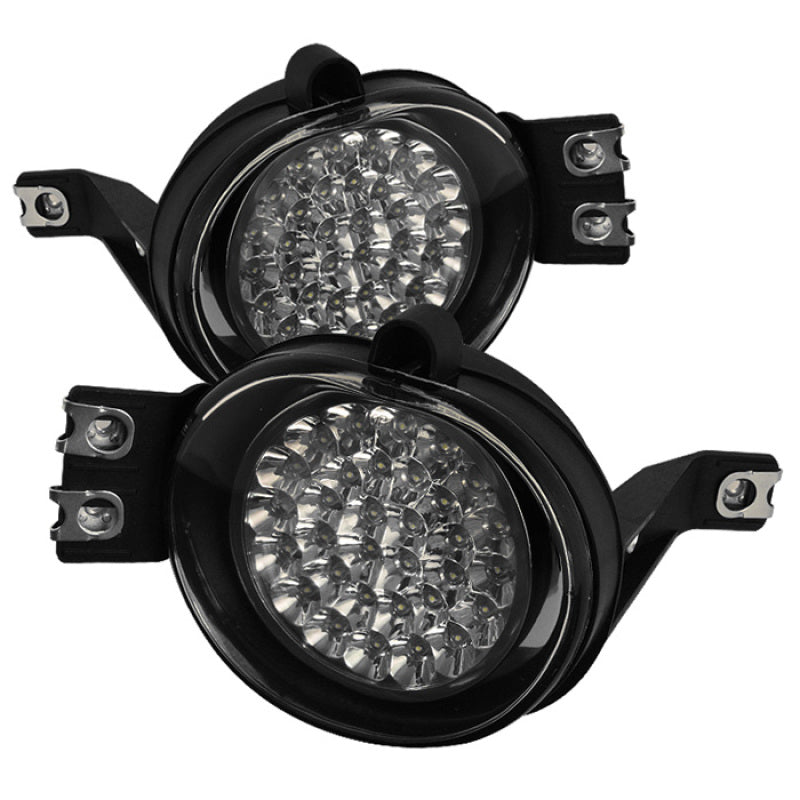 Spyder Dodge Ram 02-08/Durango 04-06 LED Fog Lights w/Switch Clear FL-LED-DRAM02-C - 0