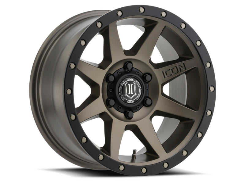 ICON Rebound Pro 17x8.5 5x5 -6mm Offset 4.5in BS 71.5mm Bore Bronze Wheel - 0