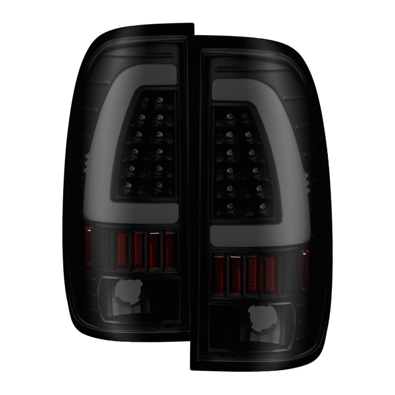 xTune 97-03 Ford F-150 Light Bar LED Tail Lights - Black Smoke (ALT-ON-FF15097-LBLED-BSM) - 0